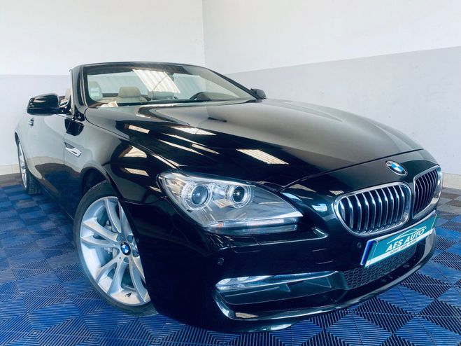 BMW Serie 6 CAB F12 640d 313ch Luxe A Noir de 2013