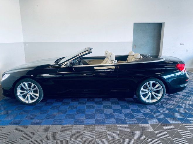 BMW Serie 6 CAB F12 640d 313ch Luxe A Noir de 2013