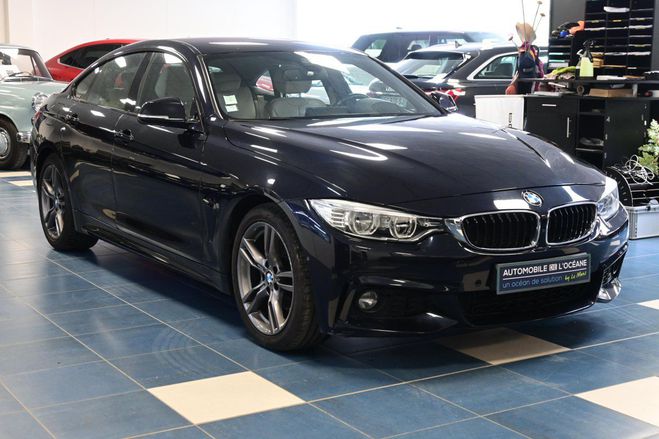 BMW Serie 4 Gran Coupe F36 430d 258 ch Lounge A BLEU NUIT de 2015