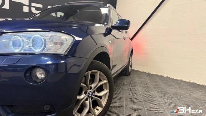 BMW X3 2.0 D 185 LUXE XDRIVE BVA Bleu de 2011