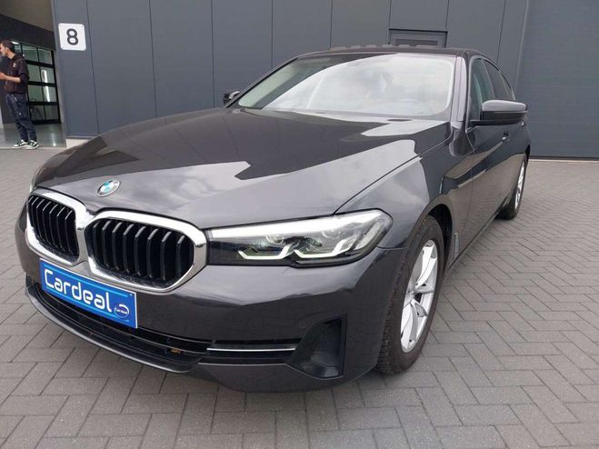 BMW Serie 5 518 dA -ATTACHE-REMORQUE-GPS-CARPLAY-TOI Noir Mtallis de 