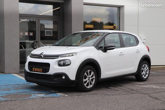 Citroen C3 1.2 80 FEEL BUSINESS CARPLAY Blanc de 2019