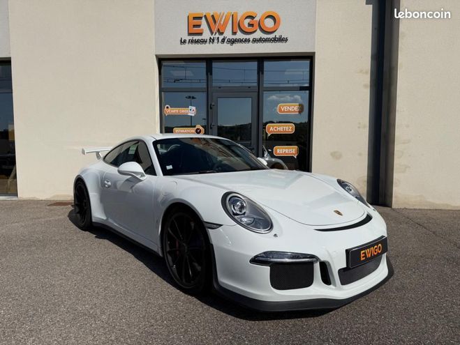 Porsche 911 COUPE 3.8 475CH GT3 BVA PDK PACK CHRONO- Blanc de 2014