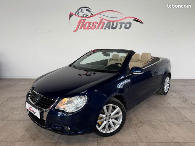 Volkswagen Eos 2.0 TDi DSG6 140cv-BVA-2007 Bleu de 2007