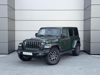  Voir détails -Jeep Wrangler Unlimited 2.0 T 380ch 4xe 80th Anniversa à  Le Cannet (06)