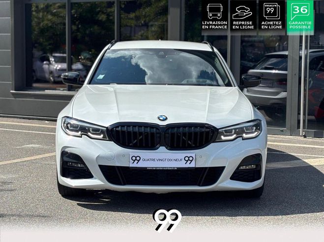 BMW Serie 3 touring 318d M Sport - BVA G21 PHASE 1 BLANC MINRAL MTALLISE de 2020