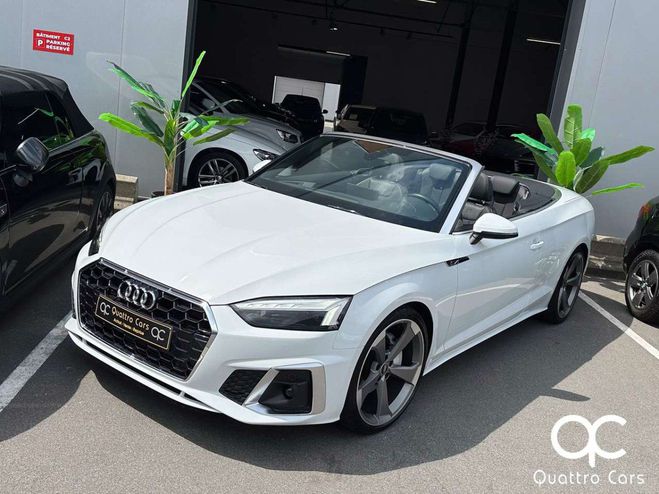 Audi A5 Cabriolet S line Boite auto Car play Blanc de 
