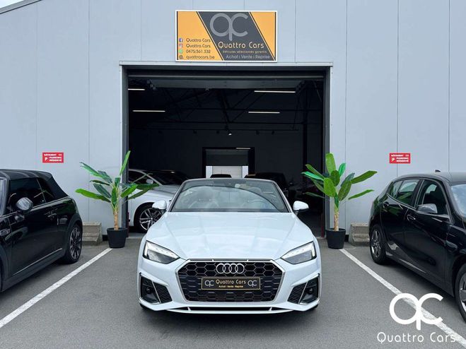 Audi A5 Cabriolet S line Boite auto Car play Blanc de 