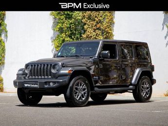  Voir détails -Jeep Wrangler Unlimited 2.0 T 380ch 4xe Rubicon Rock-T à Monaco (98)