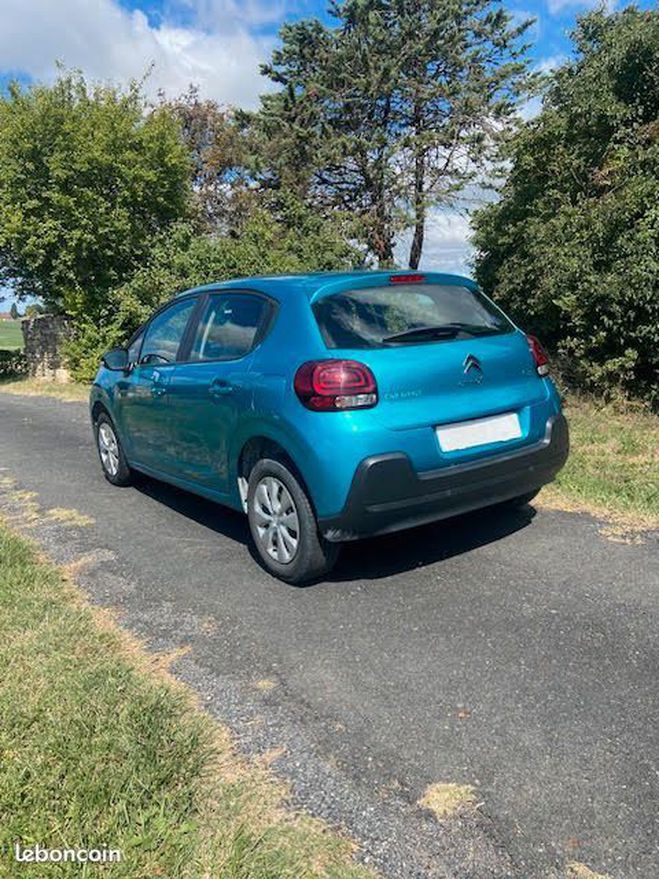 Citroen C3 v4 bhdi 100 bvm6 feel business Bleu de 2021