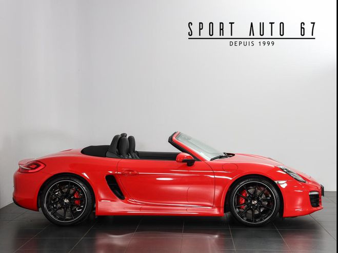 Porsche Boxster S Flat 6 3.4L Rouge Indien de 2013