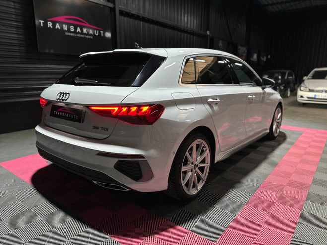 Audi A3 Sportback 35 tdi 150 s tronic 7 line BLANC de 2021