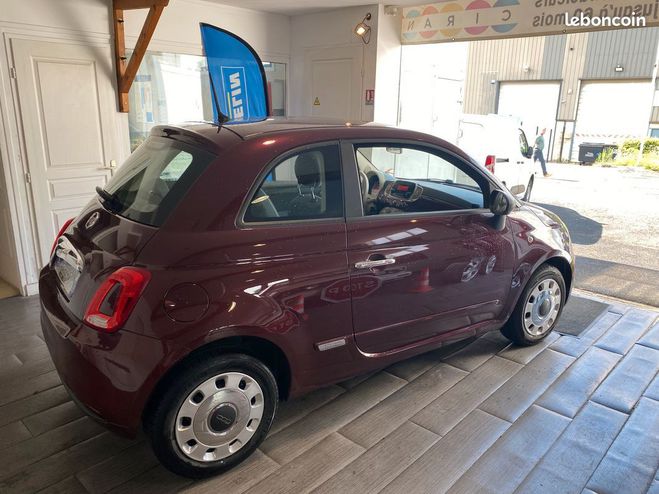 Fiat 500 (2) 1.2 69 pop 3 portes Bordeaux de 2017