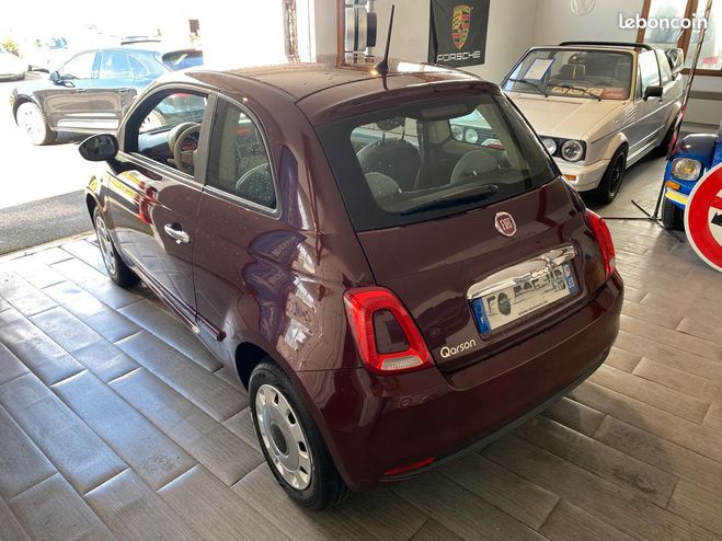 Fiat 500 (2) 1.2 69 pop 3 portes Bordeaux de 2017