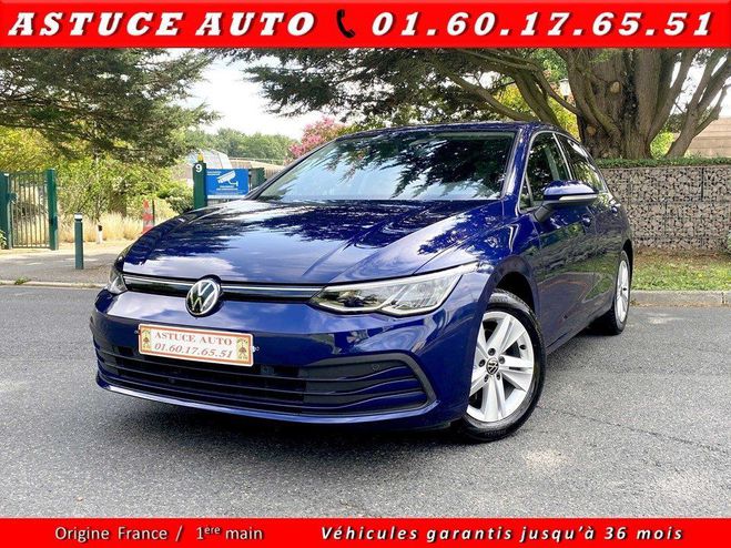 Volkswagen Golf VIII 1.0 ETSI OPF 110CH LIFE BUSINESS DS Bleu F de 2022