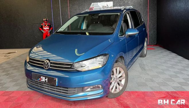 Volkswagen Touran 2.0 TDI 150 BLUEMOTION CARAT Bleu de 2016