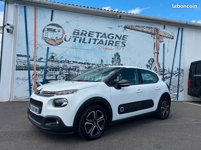 Citroen C3 4950 ht socit 2 places 100 cv FEEL NAV Blanc de 2018