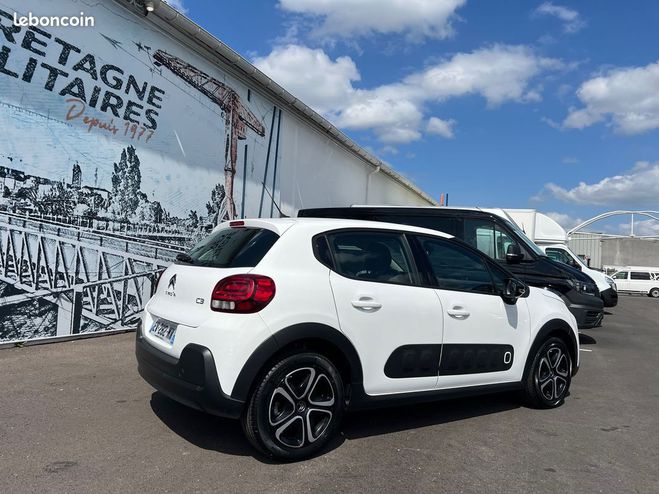 Citroen C3 4950 ht socit 2 places 100 cv FEEL NAV Blanc de 2018
