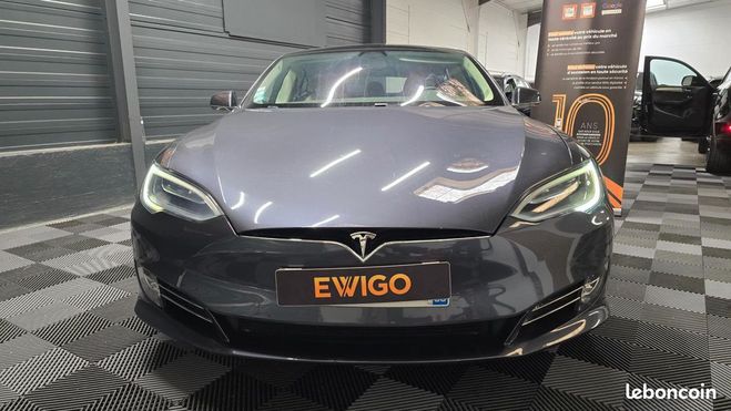 Tesla Model S 75D 75KWH 4WD DUAL-MOTOR BVA TVA RECUPER Gris de 2018