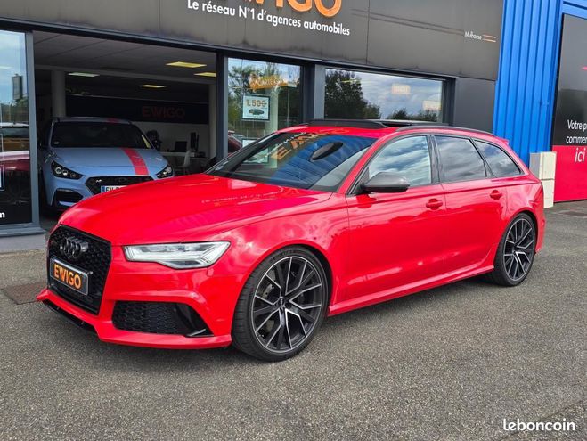 Audi RS6 AVANT (C7) V8 605ch PERFORMANCE-PREPARAT Rouge de 2017