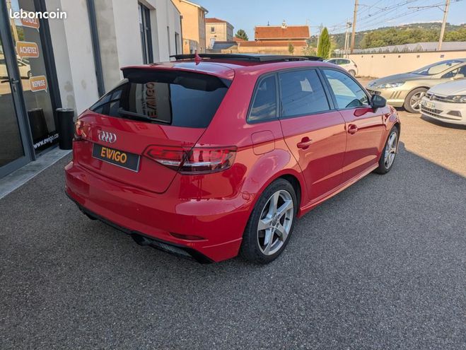 Audi A3 Sportback 1.5 TFSI 150CH S-LINE S-TRONIC Rouge de 2017