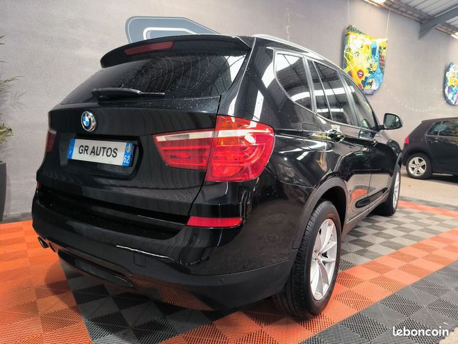 BMW X3 18D S-DRIVE 150cv BVA 86000km garantie 1 Noir de 2016