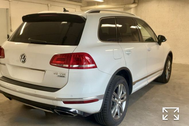 Volkswagen Touareg 204 ch carat 4 Motion Blanc de 2015