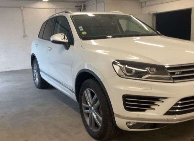 Volkswagen Touareg 204 ch carat 4 Motion Blanc de 2015