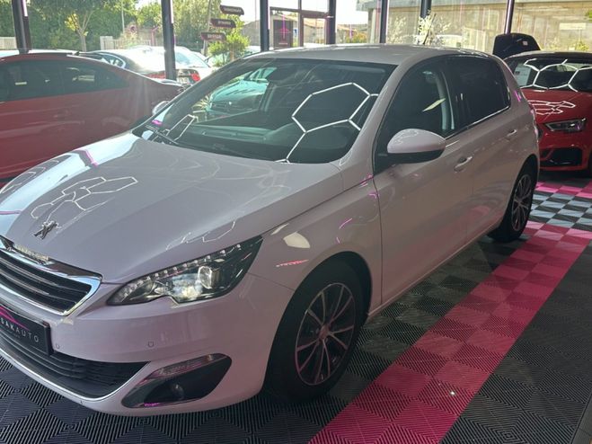 Peugeot 308 1.6 BlueHDi 120 ch EAT6 Allure - Radar A Blanc de 2016