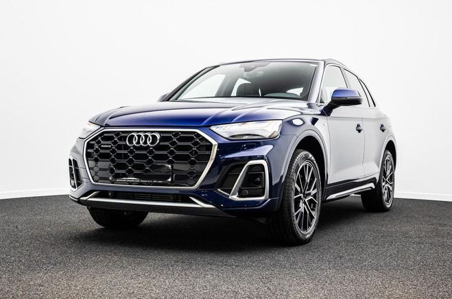 Audi Q5 50 TFSIe 299 S tronic 7 Quattro S line Bleu Navarre de 2021