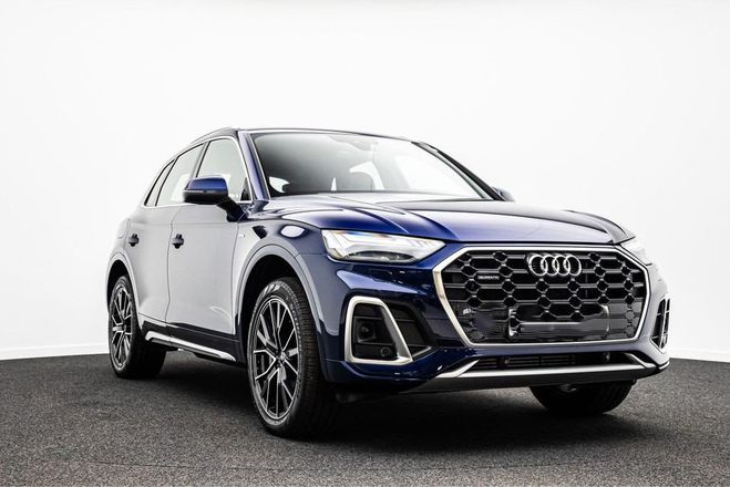 Audi Q5 50 TFSIe 299 S tronic 7 Quattro S line Bleu Navarre de 2021