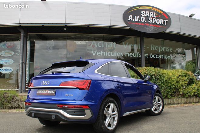 Audi Q5 II (2) SPORTBACK 35 TDI 163 S LINE TRONI Bleu de 2022