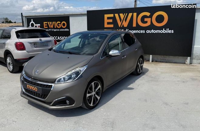 Peugeot 208 1.2 110 ch FELINE EAT BVA ENTRETIEN + DI Beige de 2015