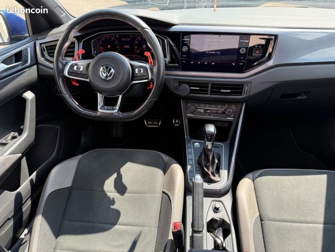 Volkswagen Polo 2.0 TSI 200 GTI DSG BVA Virtual cockpit- Bleu de 2018