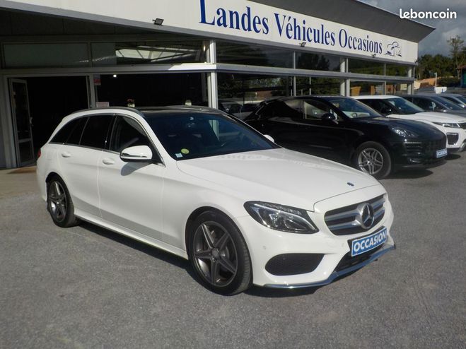 Mercedes Classe C sw 220 d sportline 7g-tronic plus Blanc de 2015