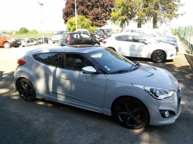 Hyundai Veloster 1.6 T-GDI 16V 186 cv CLIMATISATION - MOT Gris clair de 2014