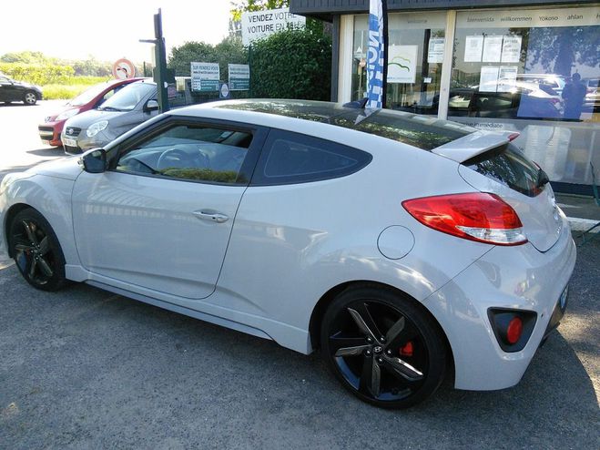 Hyundai Veloster 1.6 T-GDI 16V 186 cv CLIMATISATION - MOT Gris clair de 2014