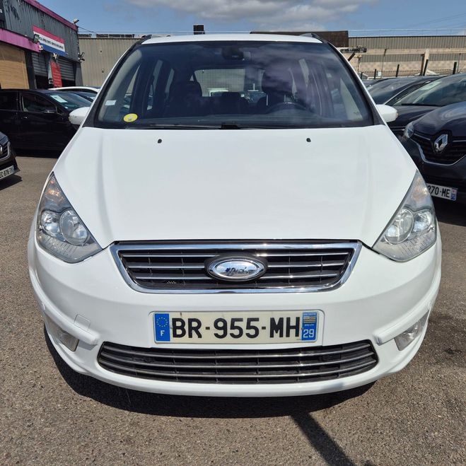 Ford Galaxy II (2) 2.0 TDCI 140 TITANIUM BV6 7PL Blanc de 2011