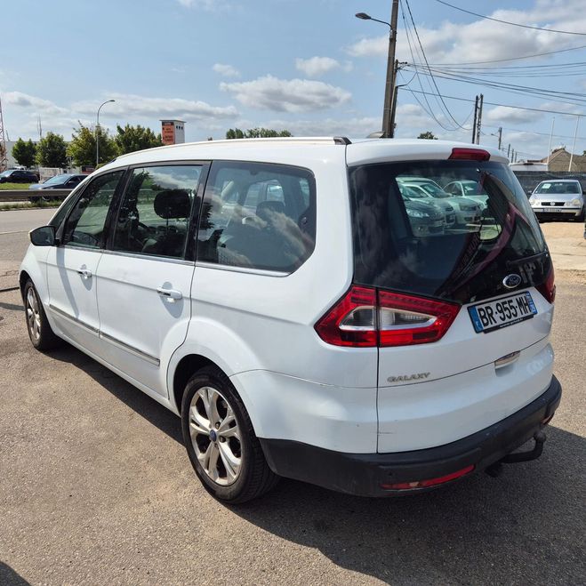 Ford Galaxy II (2) 2.0 TDCI 140 TITANIUM BV6 7PL Blanc de 2011