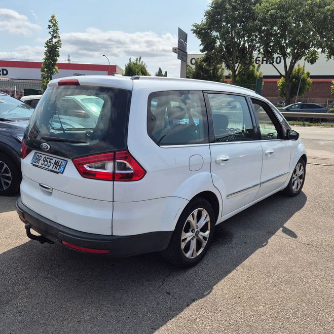 Ford Galaxy II (2) 2.0 TDCI 140 TITANIUM BV6 7PL Blanc de 2011