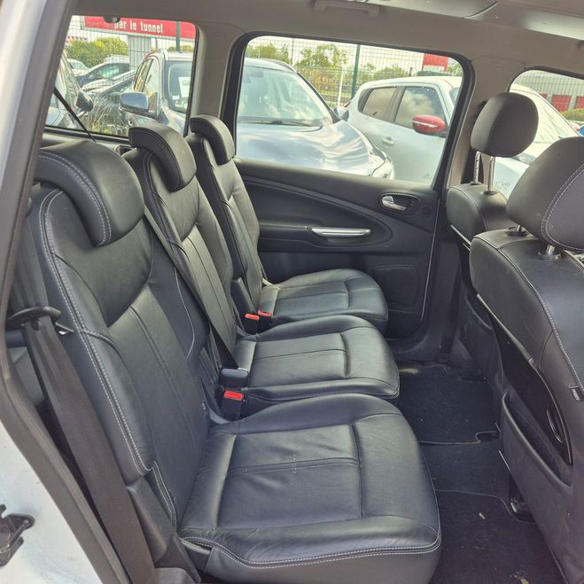 Ford Galaxy II (2) 2.0 TDCI 140 TITANIUM BV6 7PL Blanc de 2011