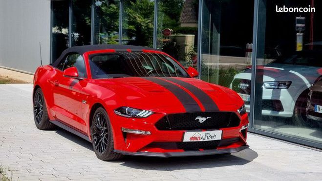 Ford Mustang CONVERTIBLE 5.0 V8 450CH GT BVA10 Rouge de 2019