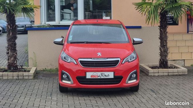 Peugeot 108 1.0 VTI STYLE 5P Rouge de 2017