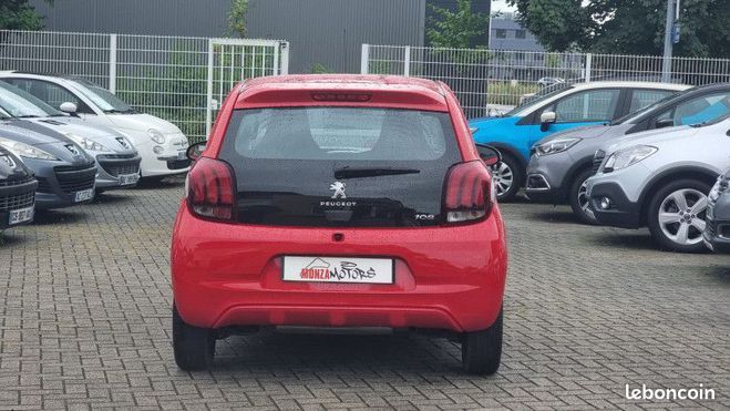 Peugeot 108 1.0 VTI STYLE 5P Rouge de 2017
