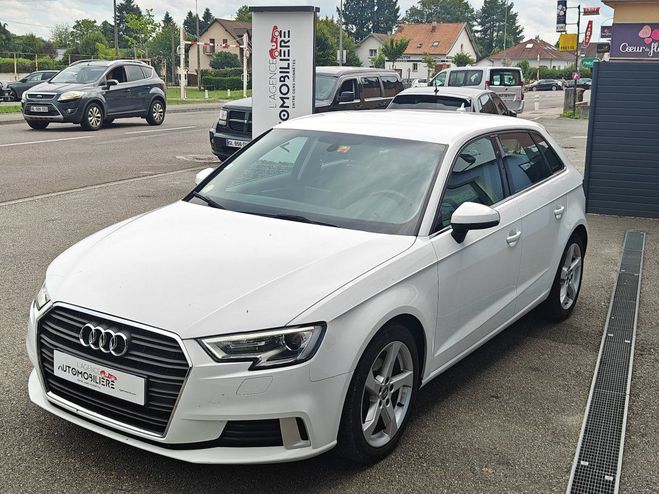 Audi A3 Sportback 2.0 TDI 150ch 8cv Blanc de 2017