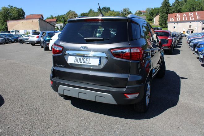 Ford Ecosport TITANIUM 125 CV ECOBOOST GPS 3D CLIM AUD Gris Carbone de 2019