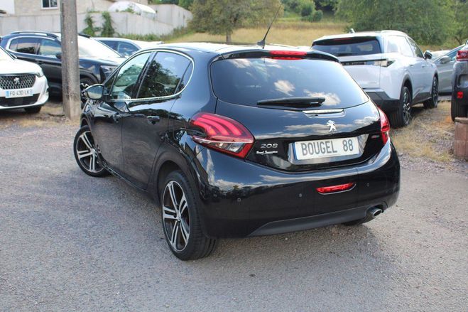 Peugeot 208 II BLUE HDI 100 CV GT-LINE CLIM GPS 3D A Noir Perla de 2016