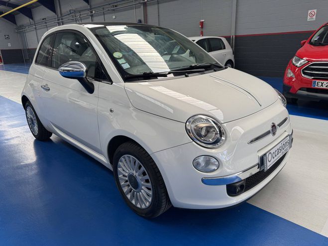 Fiat 500 1.2 8v 69ch Lounge BLANC de 2008