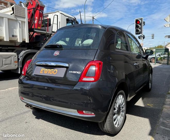 Fiat 500 1.0 70 BSG MHEV HYBRID DOLCE VITA TOIT P Noir de 2021