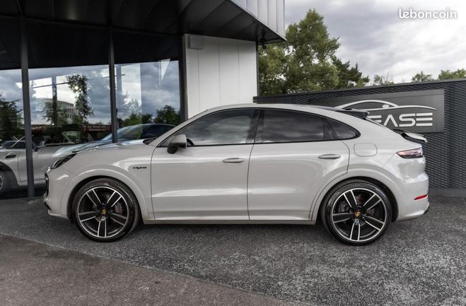 Porsche Cayenne E-Hybrid 3.0 V6 462 ch Tiptronic BVA Lea Gris de 2022
